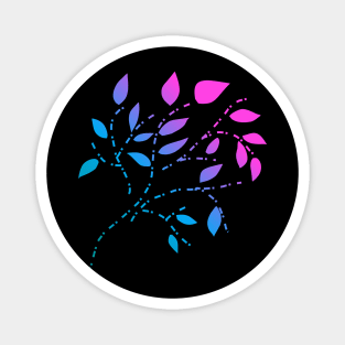 Fantasy flower vector Magnet